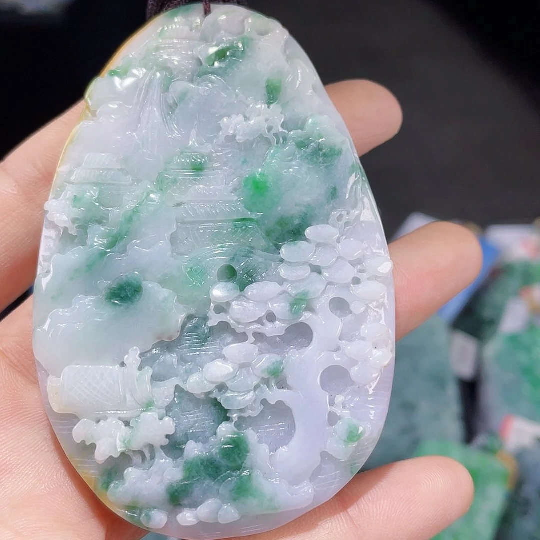 颈饰未镶嵌翡翠一