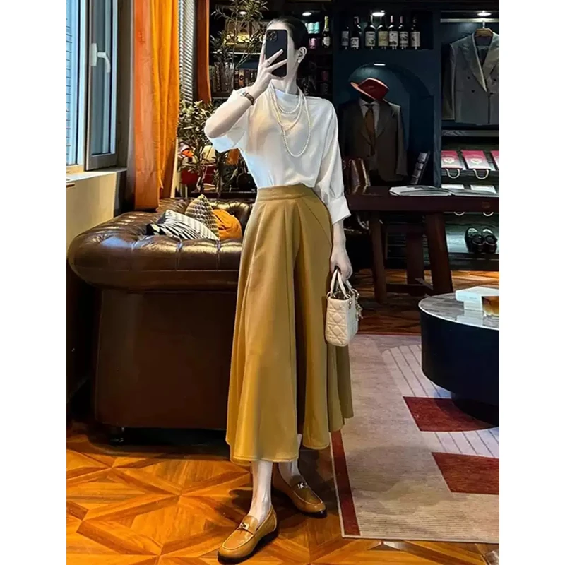 气质高端休闲套装女2025夏季新款气场强大时尚通勤半身裙两件套装