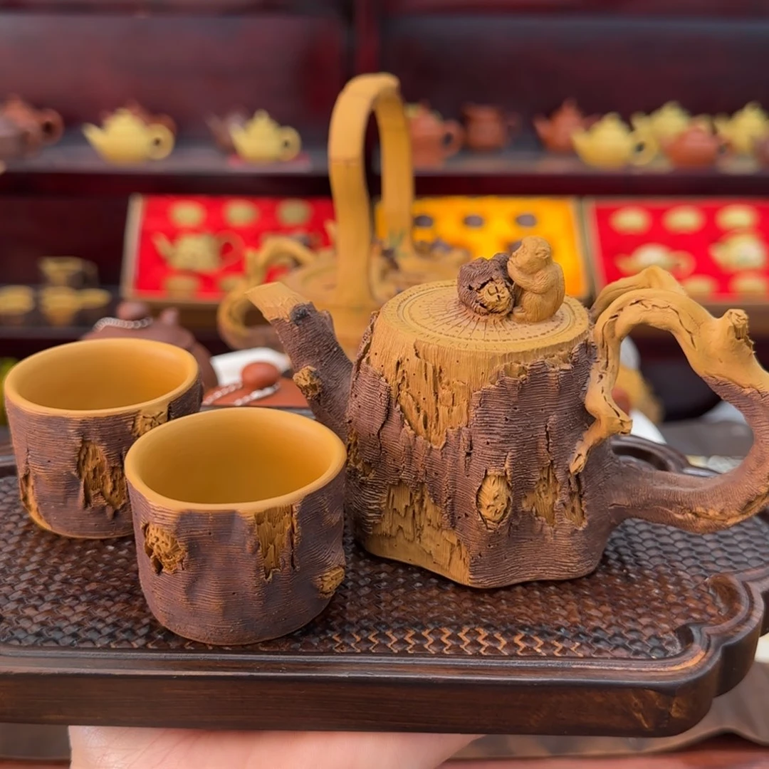 【闪购商品】紫砂茶壶枯木灵猴