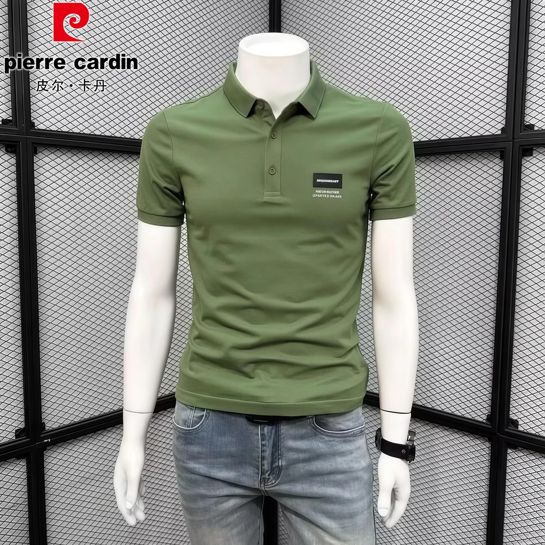 皮尔卡丹男士POLO衫短袖t恤夏季新款商务休闲帅气翻领半袖时尚潮