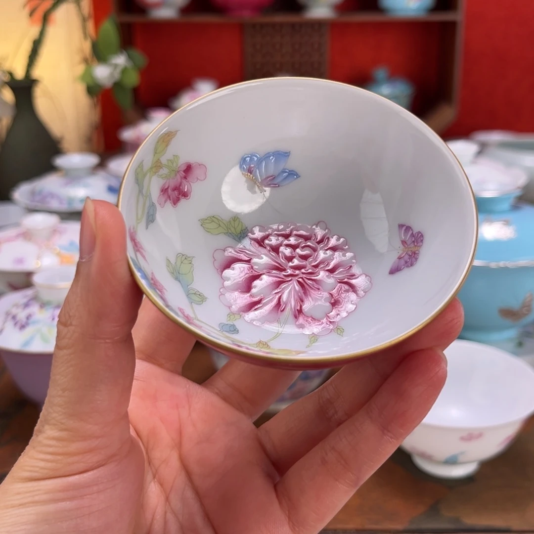 景德镇纯手绘陶瓷茶具