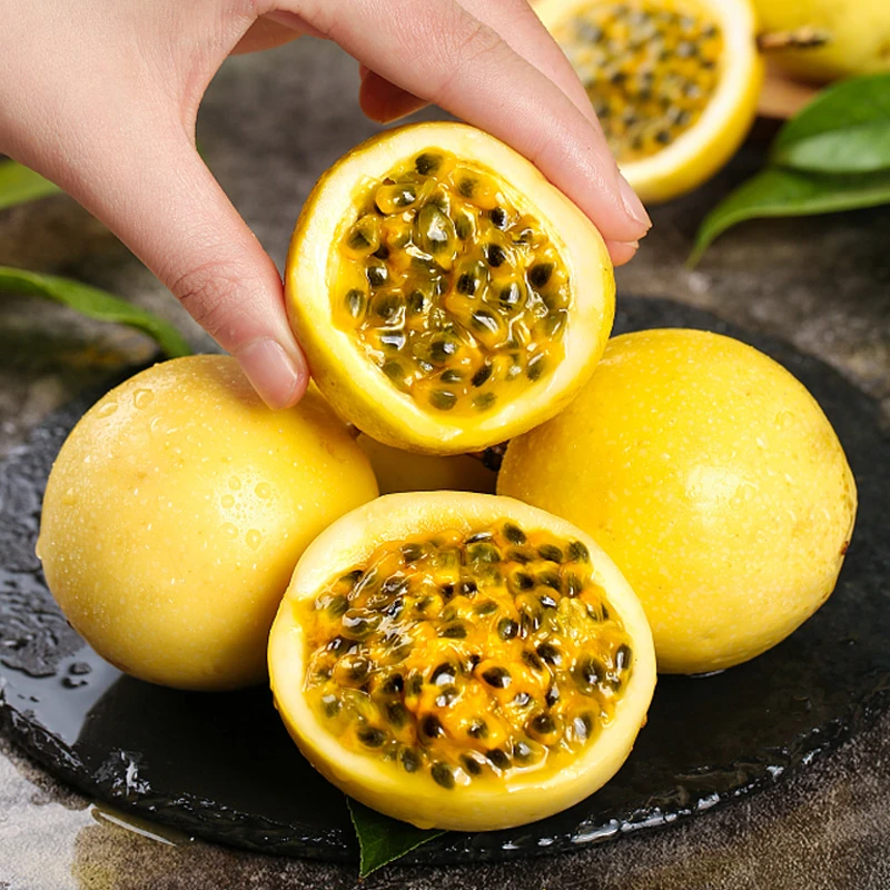 钦蜜9号黄金百香果3斤装饱满多汁xm