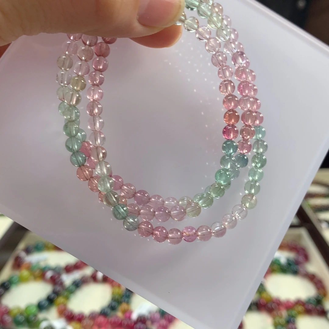 手链碧玺未镶嵌4.6左右