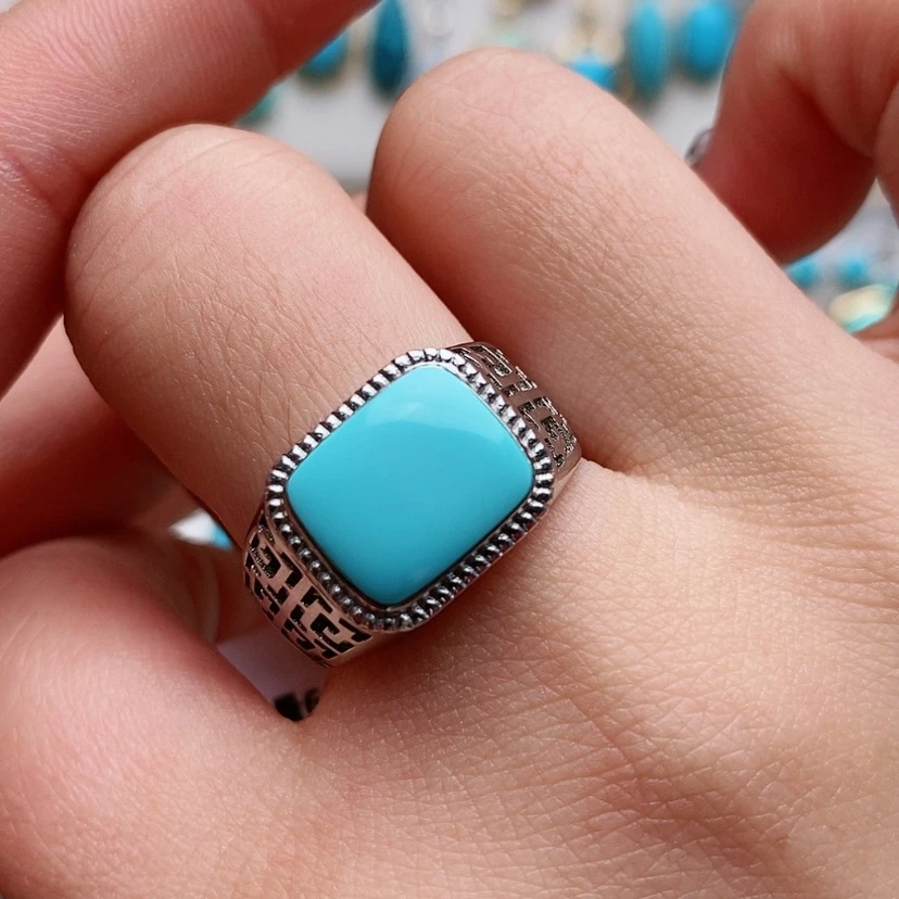 【闪购商品】绿松石珠宝奇石银S925镶嵌