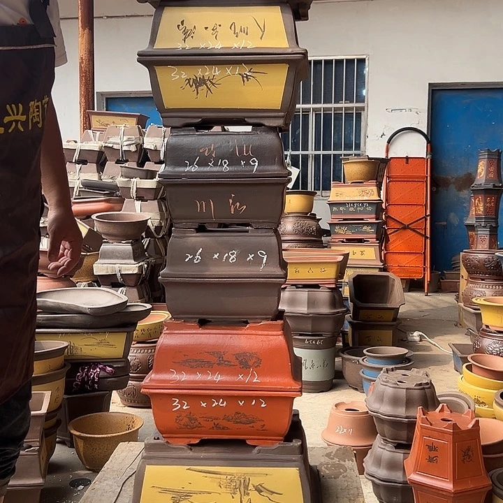 紫砂花盆紫砂花盆