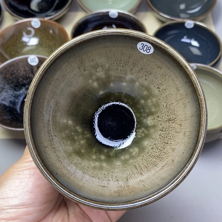 茶盏建窑建盏柴烧主人杯