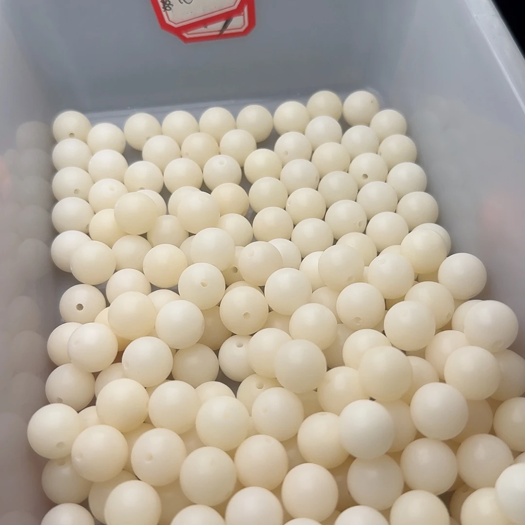 吊坠菩提根/象牙果100颗白圆12