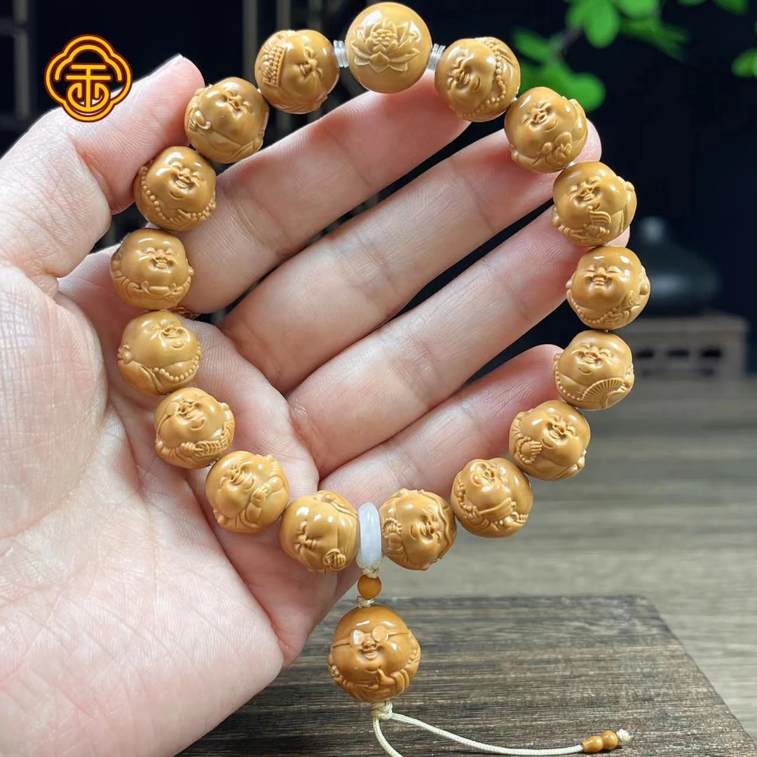 A 猴头核桃 1.3盛世弥勒 文玩手串 A