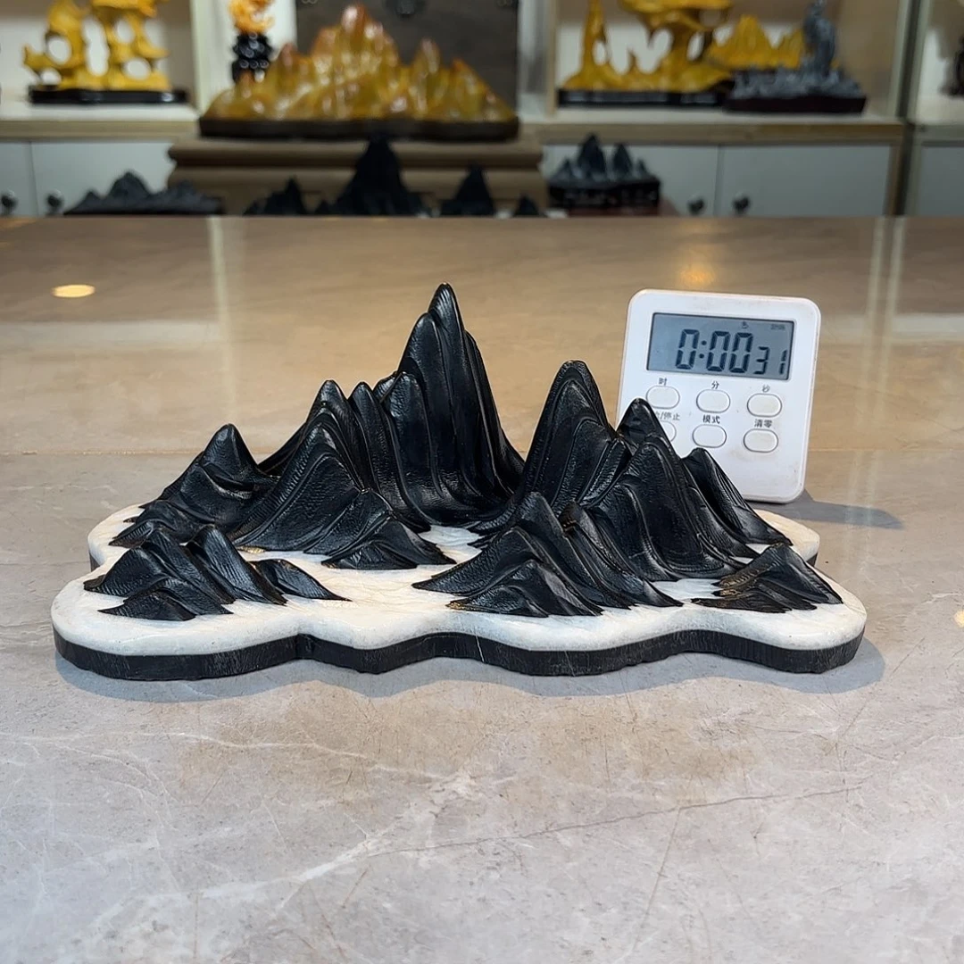 寧***遠陶灵璧石手工雕刻奇石摆件