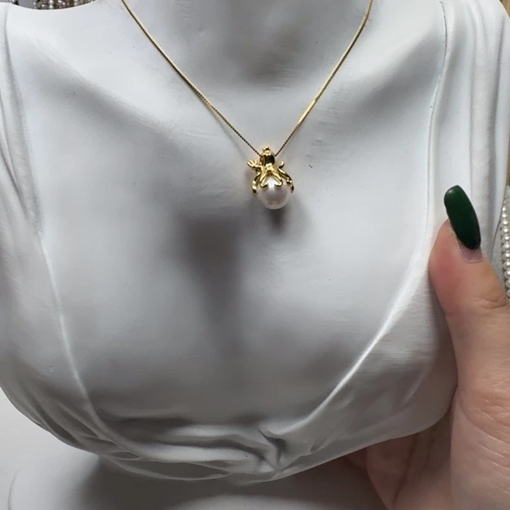 合金淡水珍珠成品