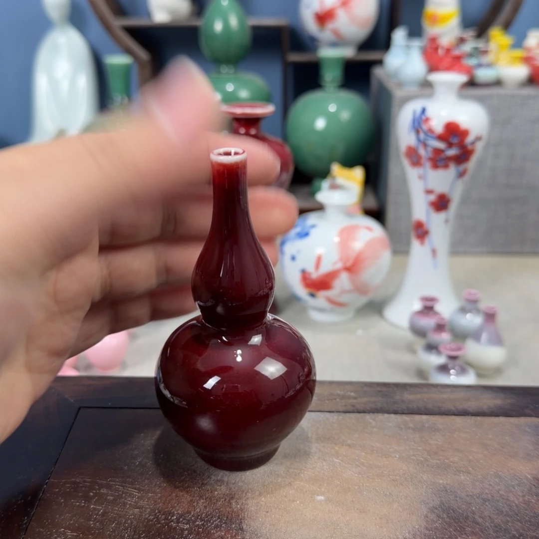 陶瓷手工小花器摆件