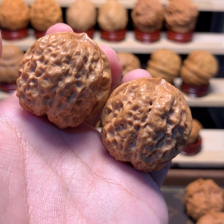 文玩核桃把件39红珊瑚