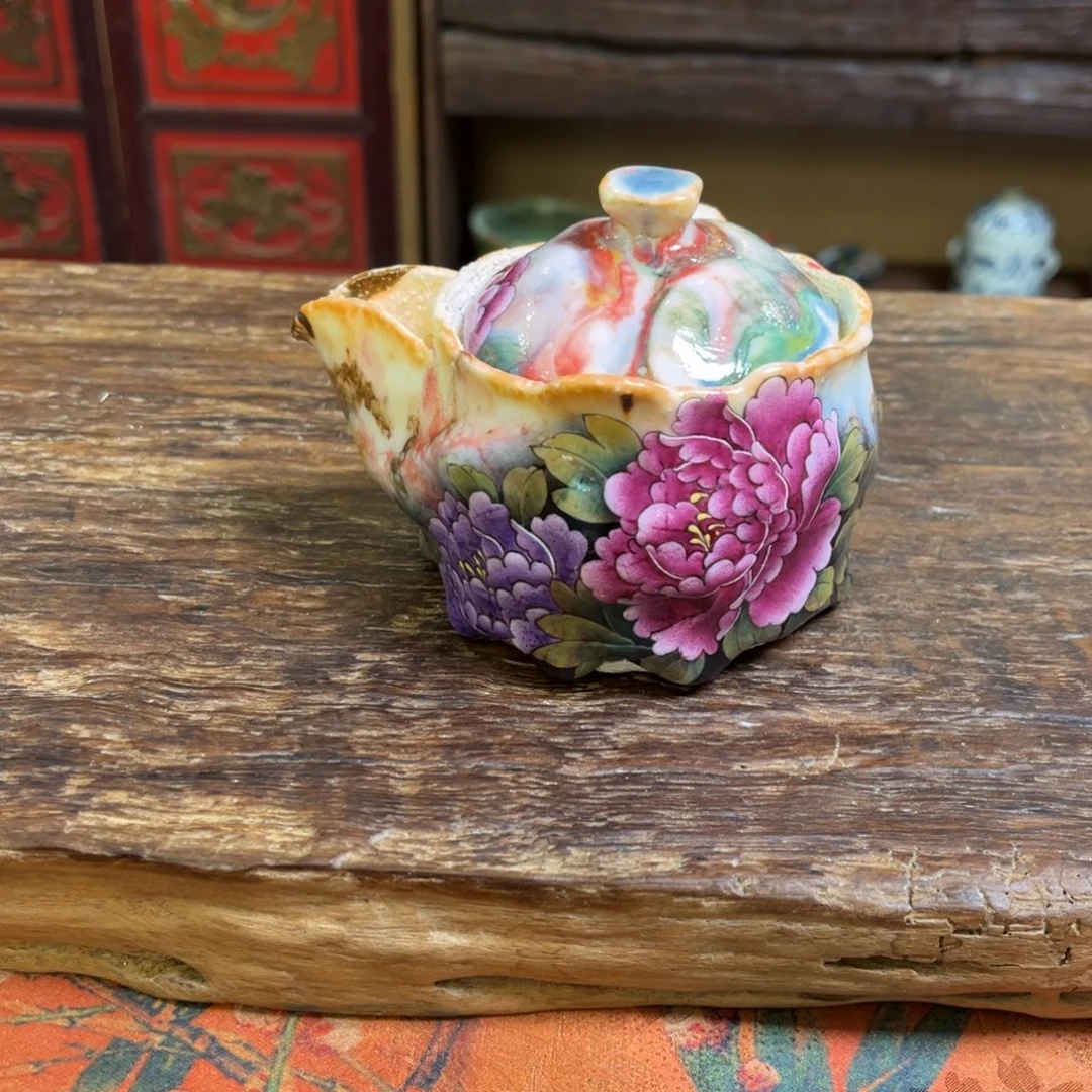 柴烧手工手绘陶瓷