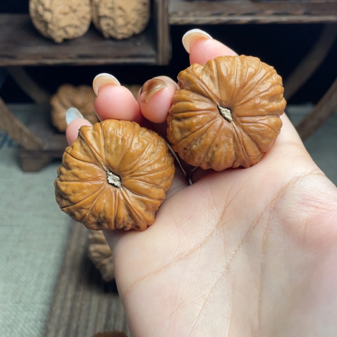 文玩核桃吊坠南瓜40 全品打底精配毕业红皮