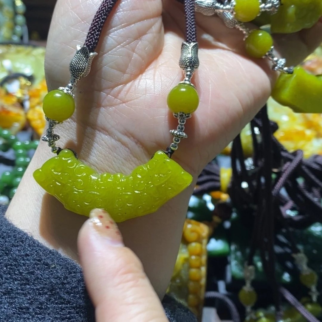 【闪购商品】岫玉毛衣链未镶嵌