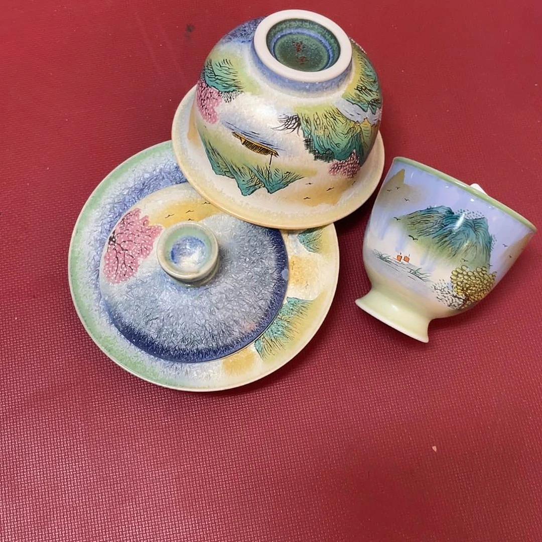 不**幅景德镇陶瓷手工杯