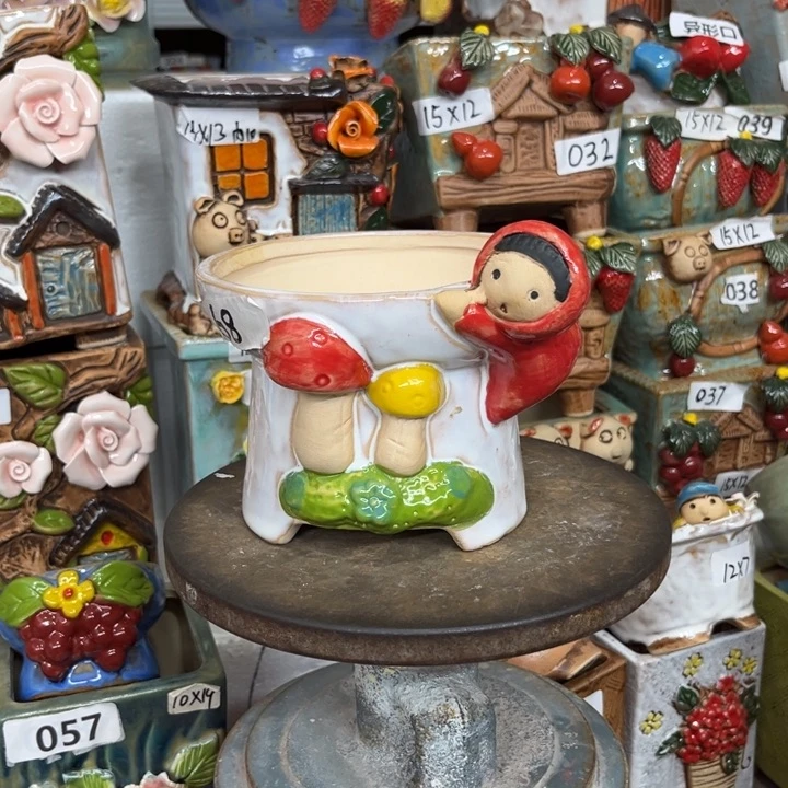 紫砂花盆粗陶材质多肉花盆