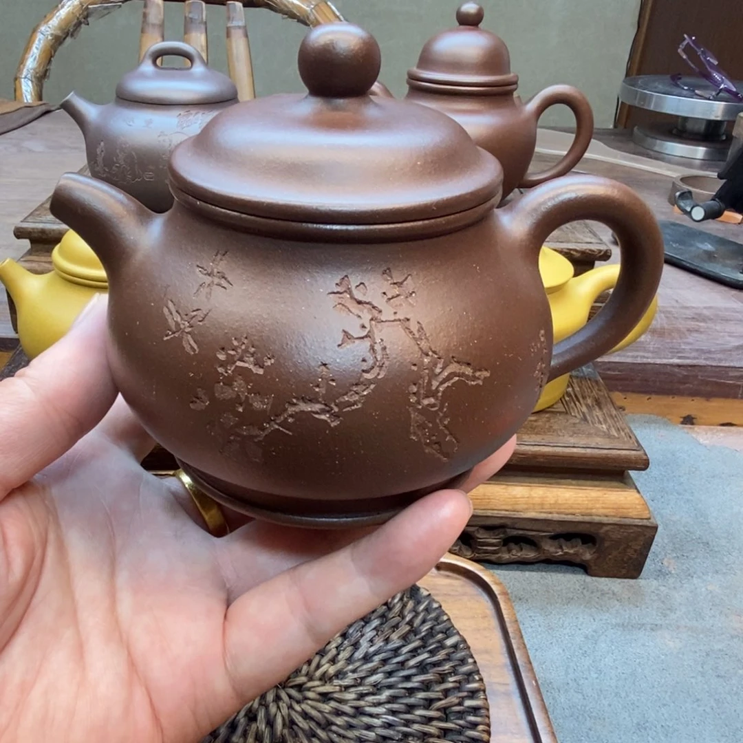 茶壶紫砂潘壶（原矿底槽清265cc）