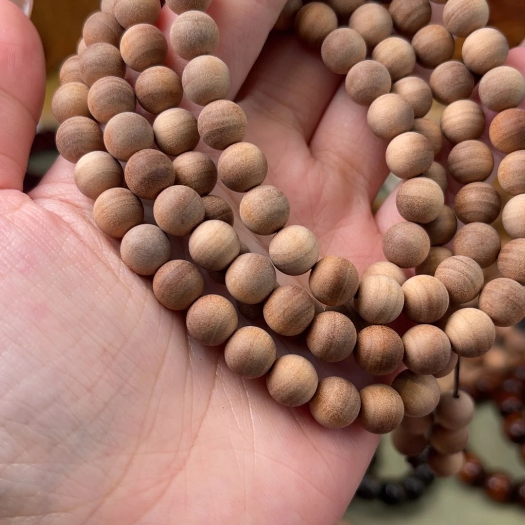 檀香木手串/手链0.8檀香王粗抛062