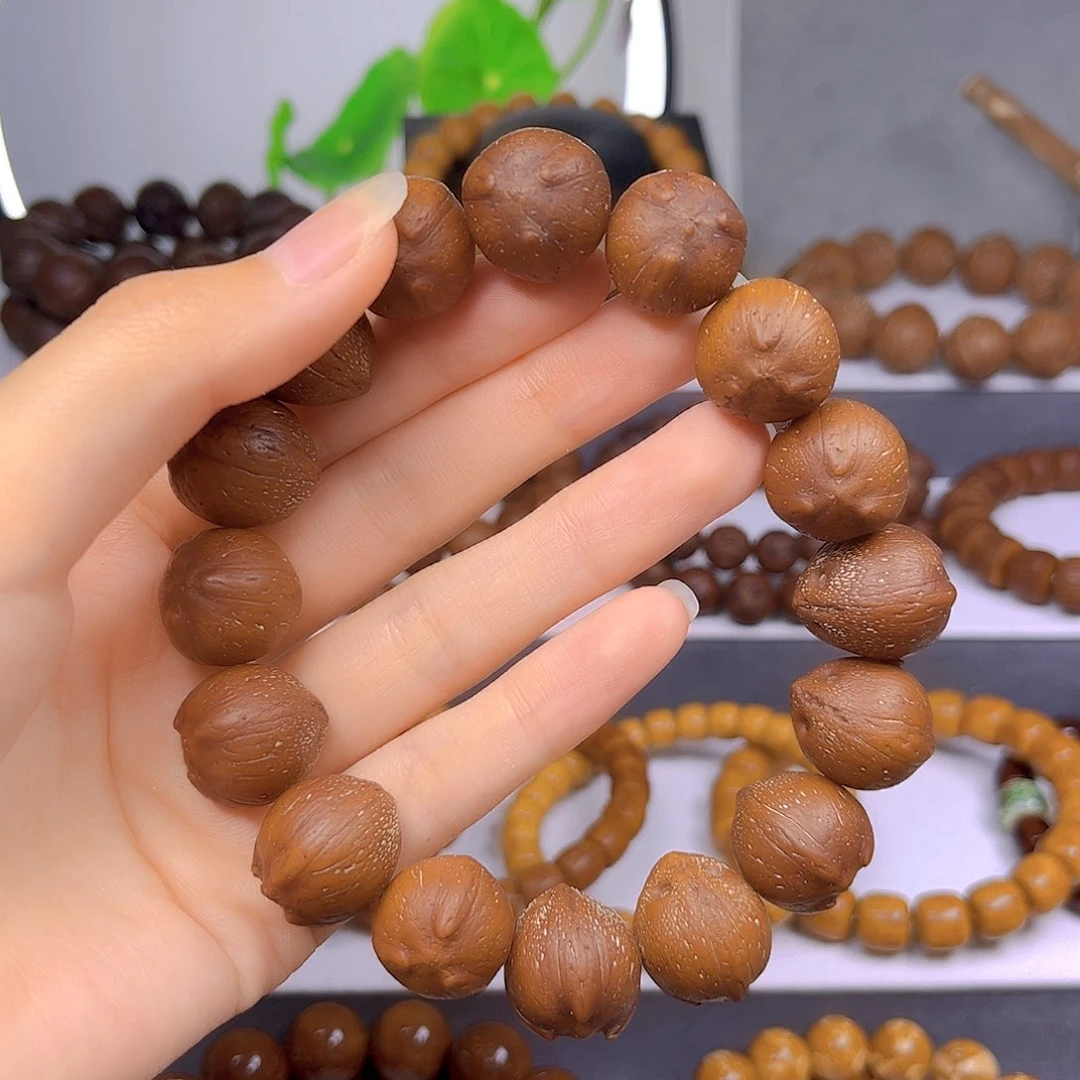 紫金鼠手串【清仓款】原皮鲨鱼背17巴西籽