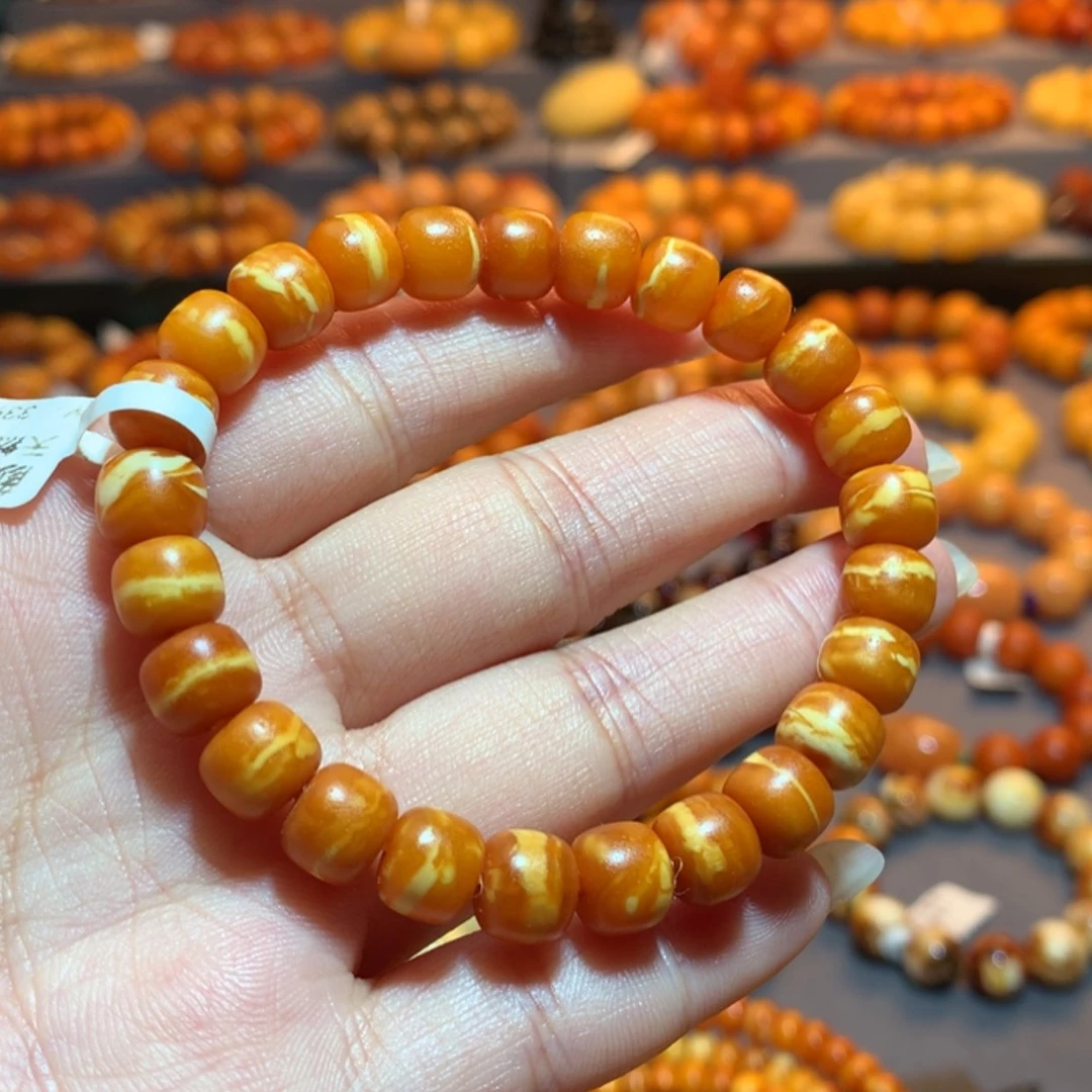 【闪购商品】手串蜜蜡未镶嵌林*蜜蜡手串
