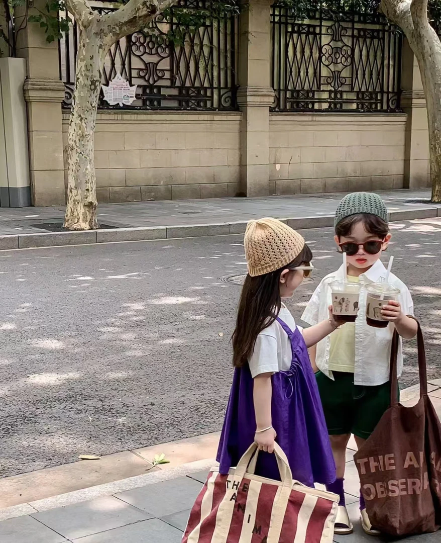 [No退换]2025春夏季男女童洋气休闲套装