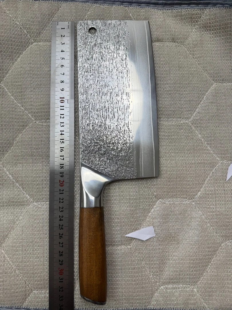 中式切片刀锻打拼接切鸡鸭鹅厨师厨房多功能切菜切肉多用刀