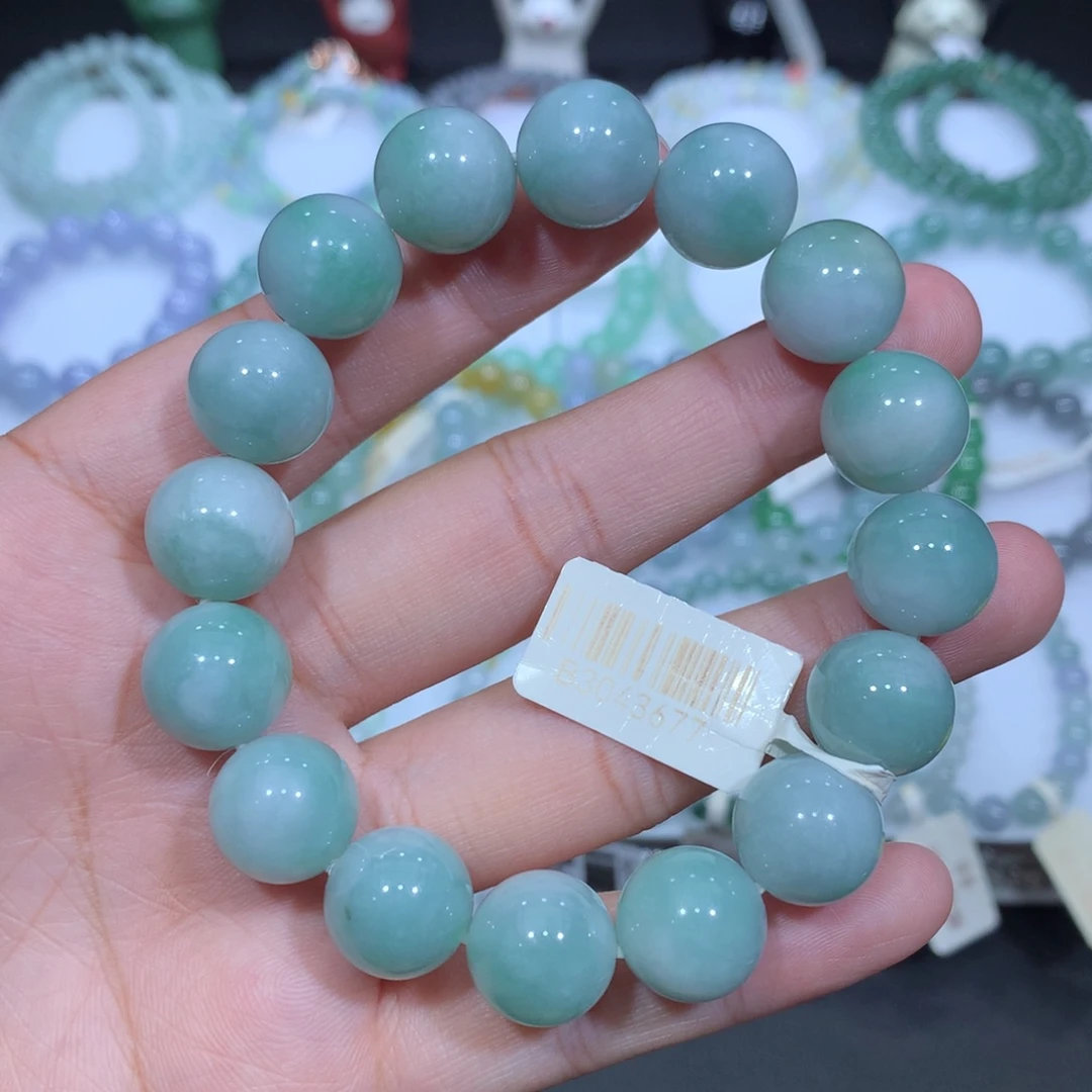 翡翠未镶嵌手串天然