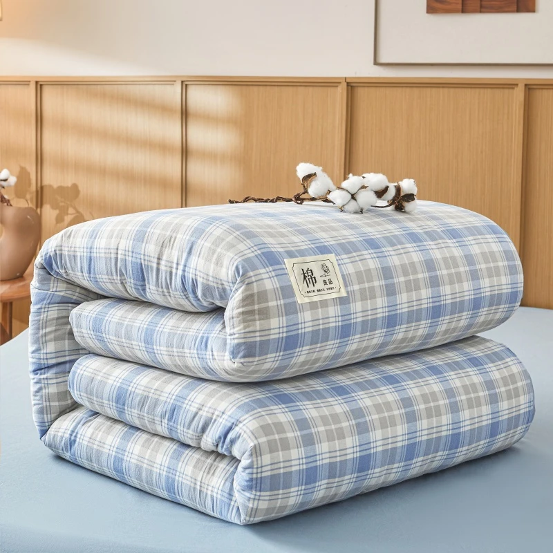 新疆棉絮棉被子秋冬被加厚保暖2025新款春秋被芯单人宿舍四季通用