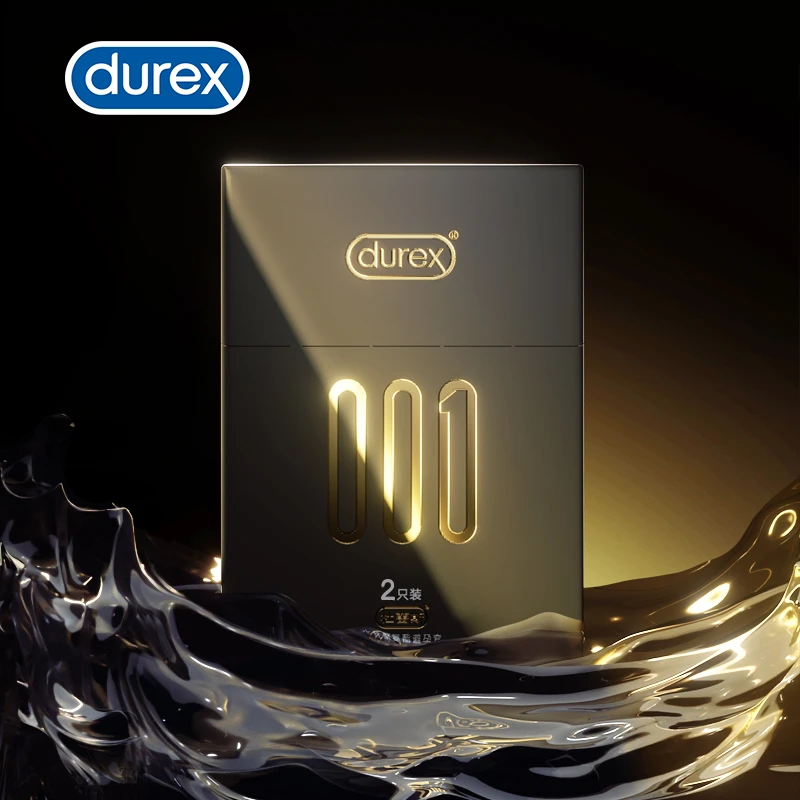 durex/杜蕾斯001水性聚氨酯避孕套0.01超薄套套润滑安全套男用byt