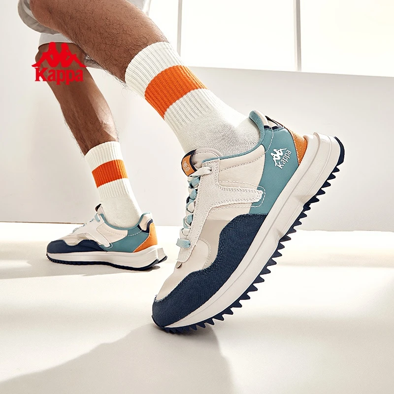 卡帕Kappa四季休闲鞋透气百搭跑步运动鞋男低帮舒适K0DW5MM02D