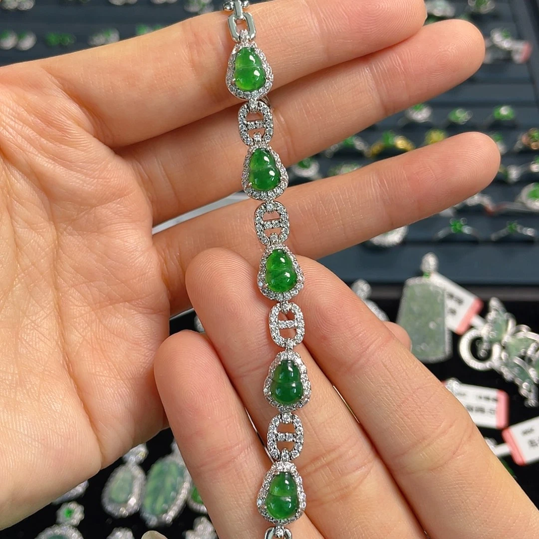 未镶嵌手链翡翠手链