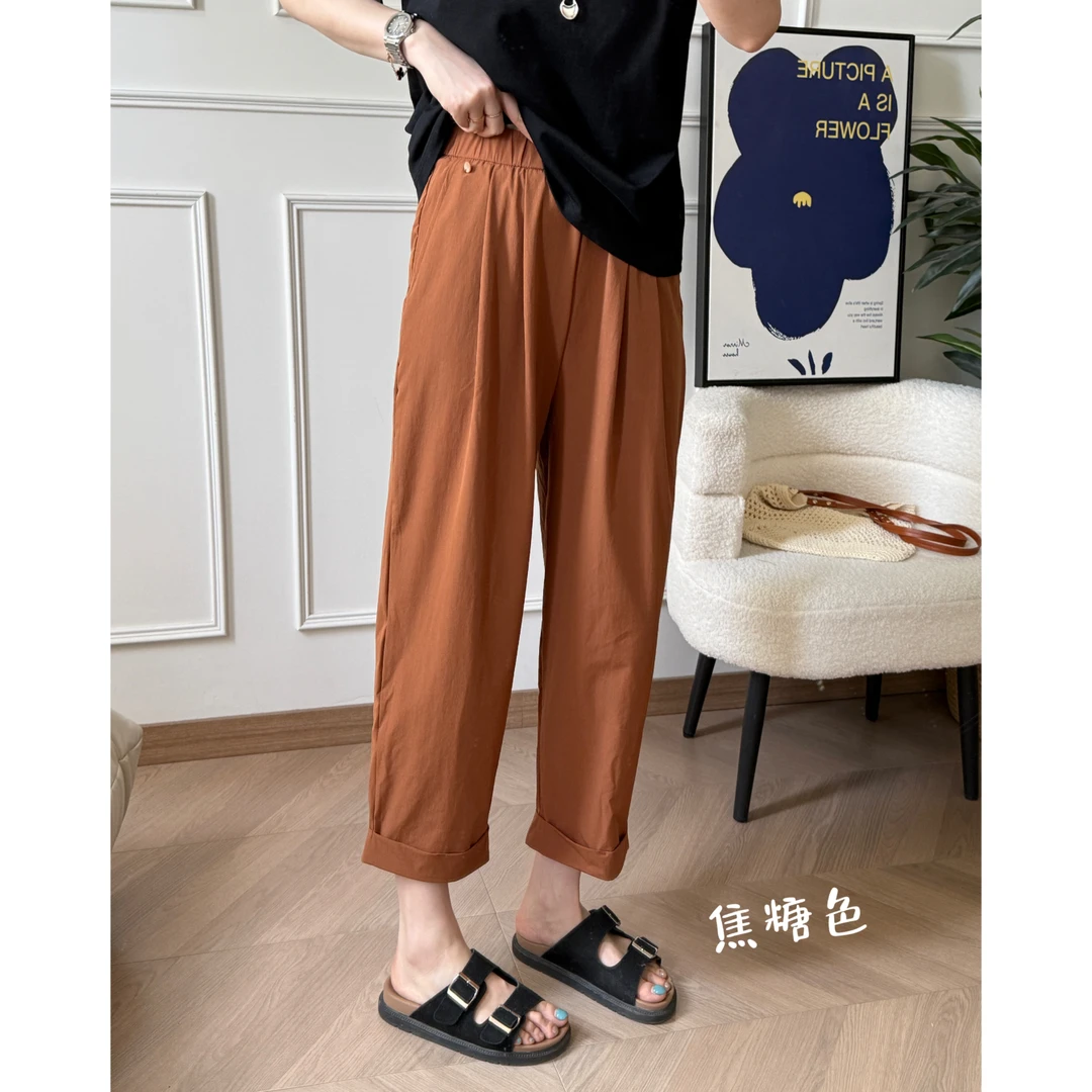 美亚恩NANA【速干奶奶裤】不易皱！八分速干奶奶裤宽松不掉色C0319