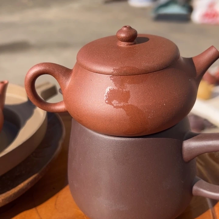 茶案紫砂精工矮瓢120cc