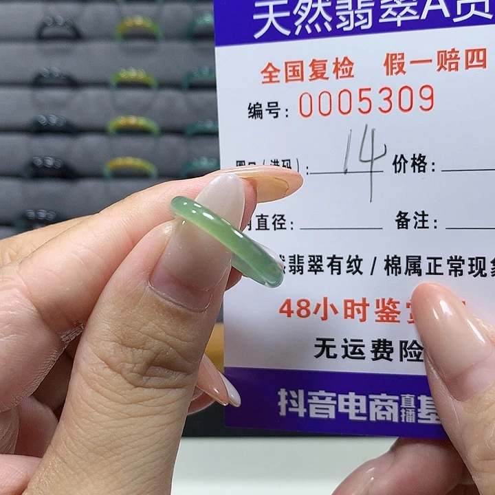 未镶嵌戒圈翡翠5309