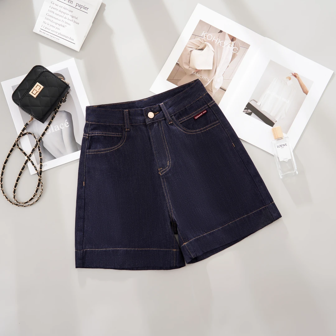 【现货+运费险】薄款大码显瘦时尚百搭阔腿宽松显瘦牛仔A字短裤女