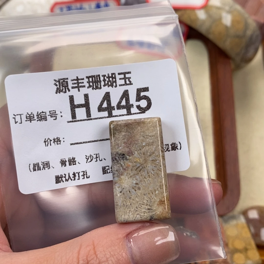 硅化玉颈饰未镶嵌落*