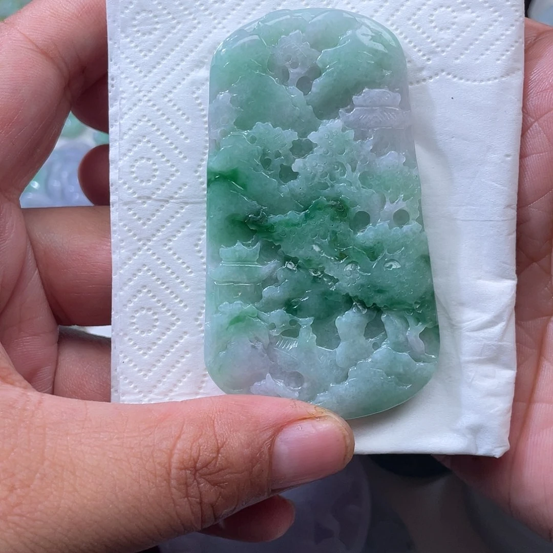 颈饰未镶嵌翡翠翡玉缘翡翠