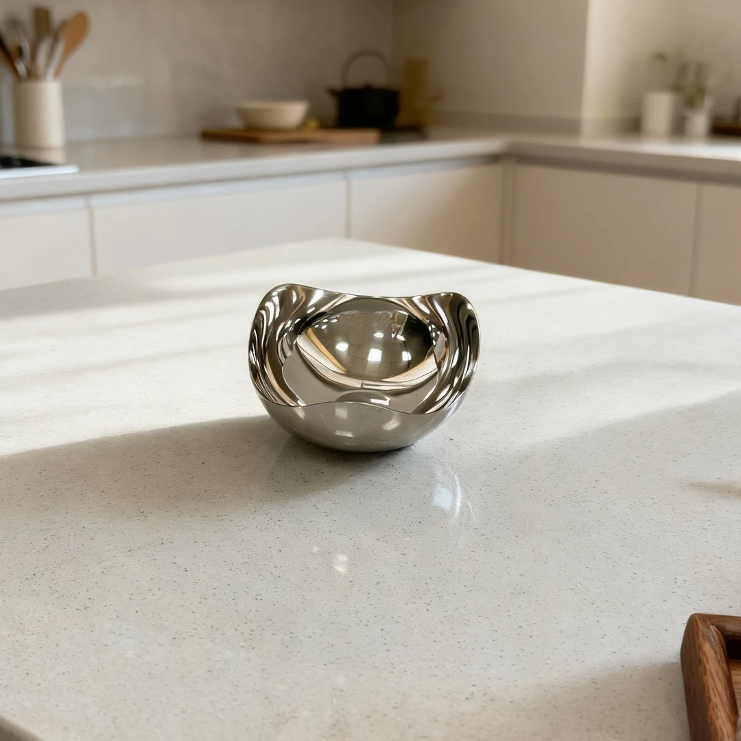 【镜光异形调料碗】不锈钢一体成型镜光调料碗酱料碗