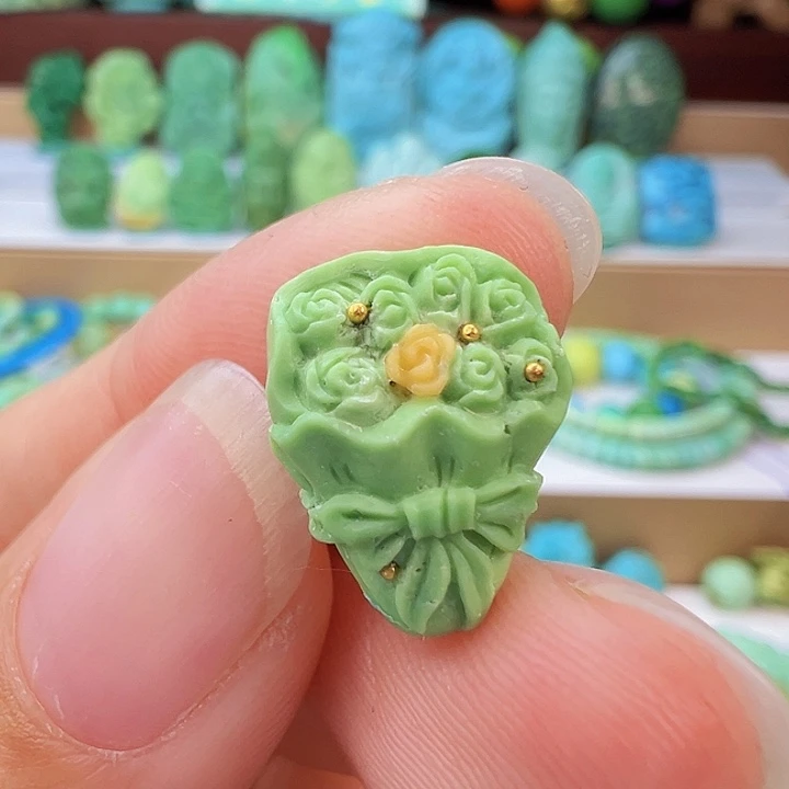 未镶嵌绿松石项链