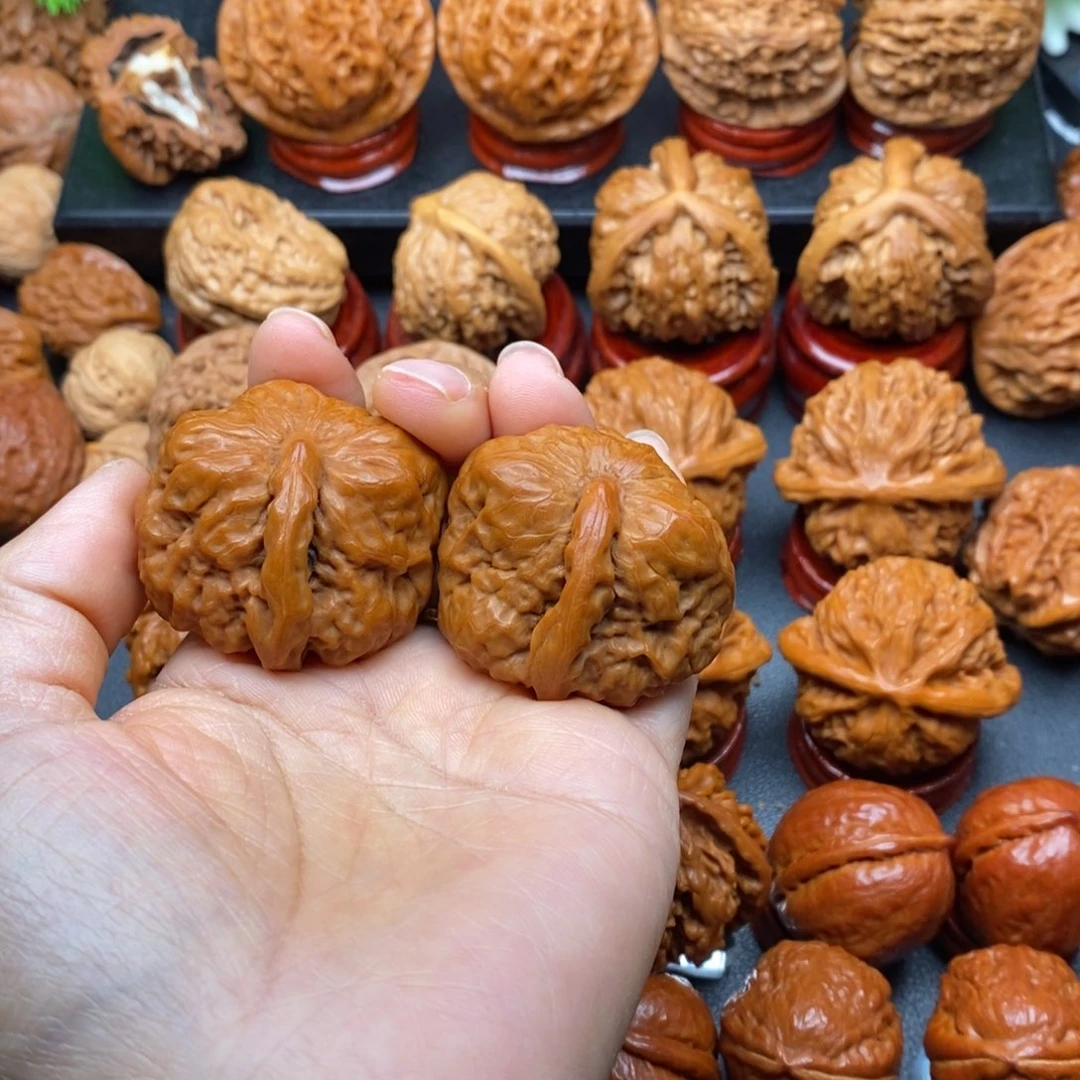 把件文玩核桃一帆风顺