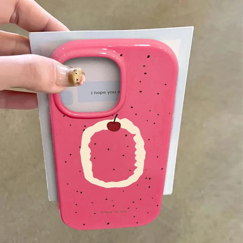 圈圈苹果适用于iphone16promax手机壳苹果15/14/13P创意12P简约8P