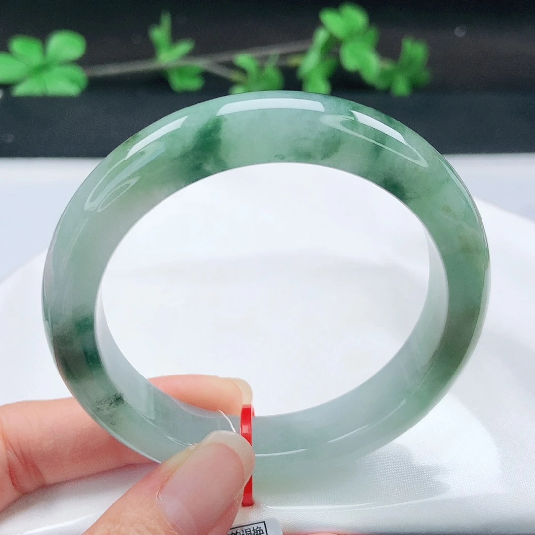 未镶嵌手镯翡翠57圈