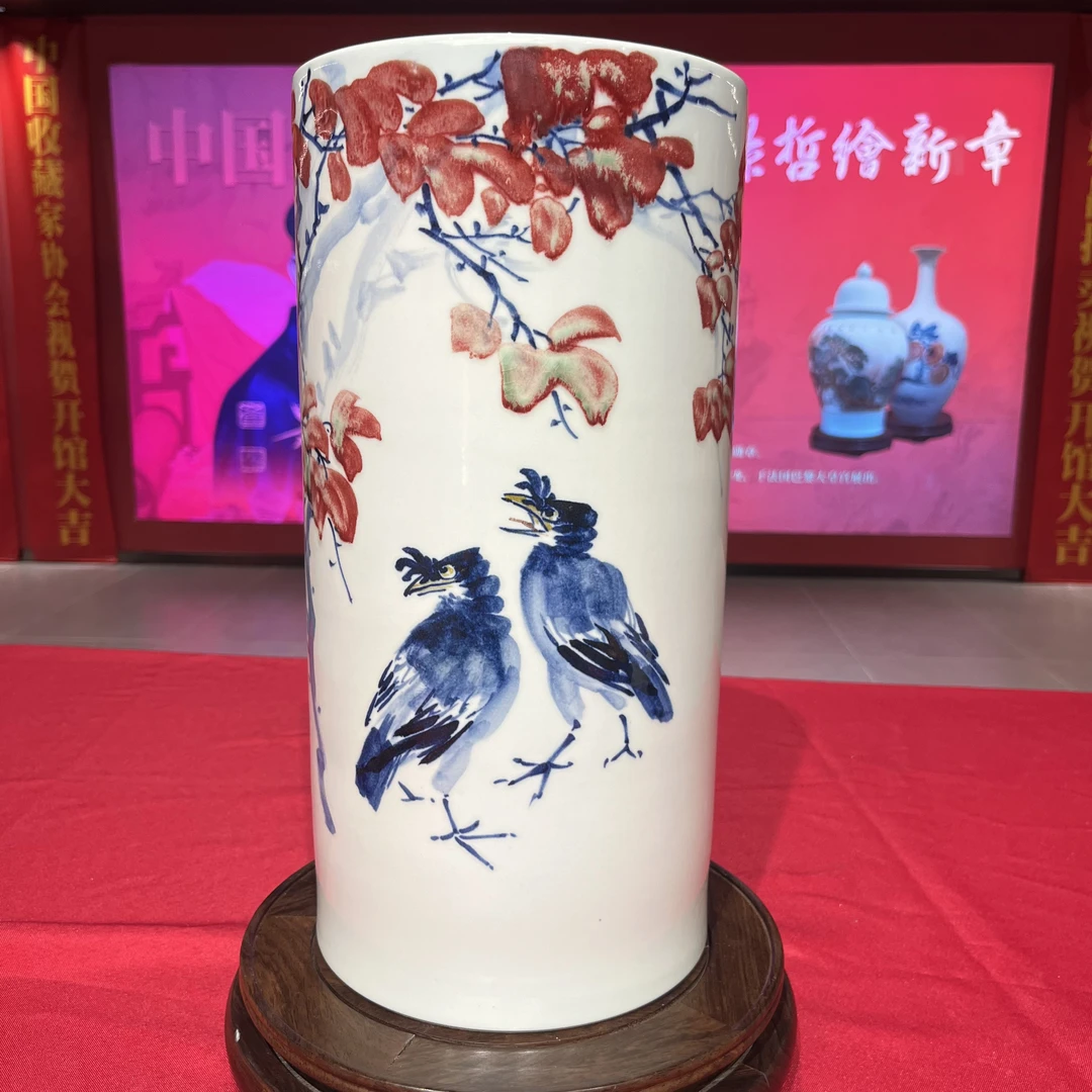 崔景哲-瓷器-B中-鸿运当头