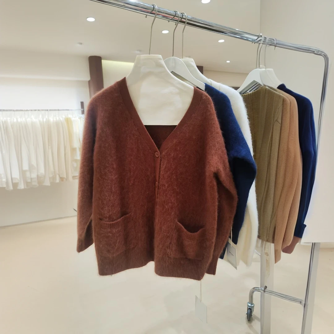 Bing Studios｜拉绒100%羊毛开衫9006