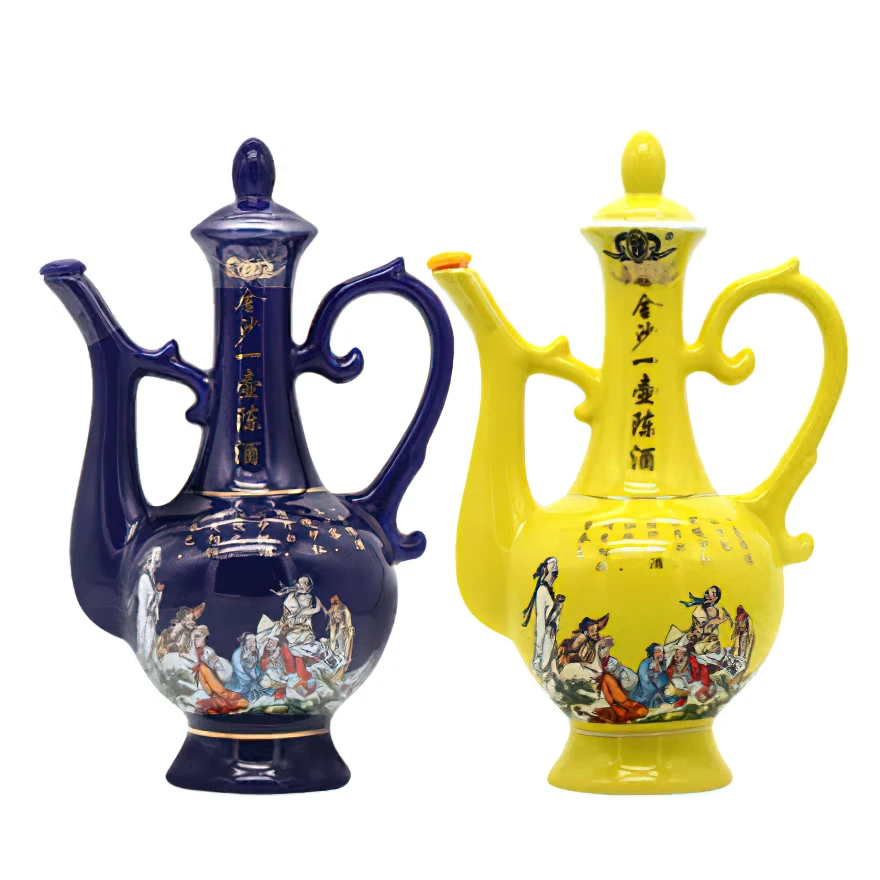 金沙一壶陈酒 景德镇陶瓷瓶 酱香型优级53度450ml*4