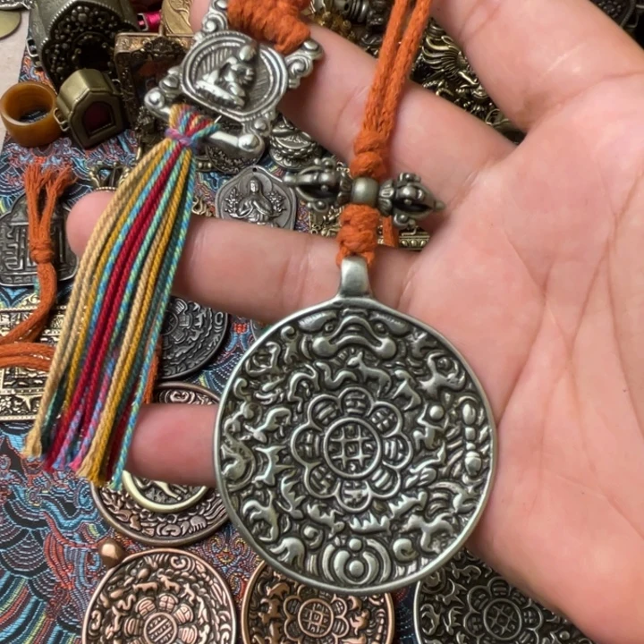 岩***石藏式风格九宫八卦牌