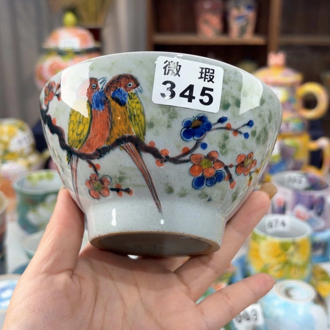 景德镇手绘高温釉下彩陶瓷茶具