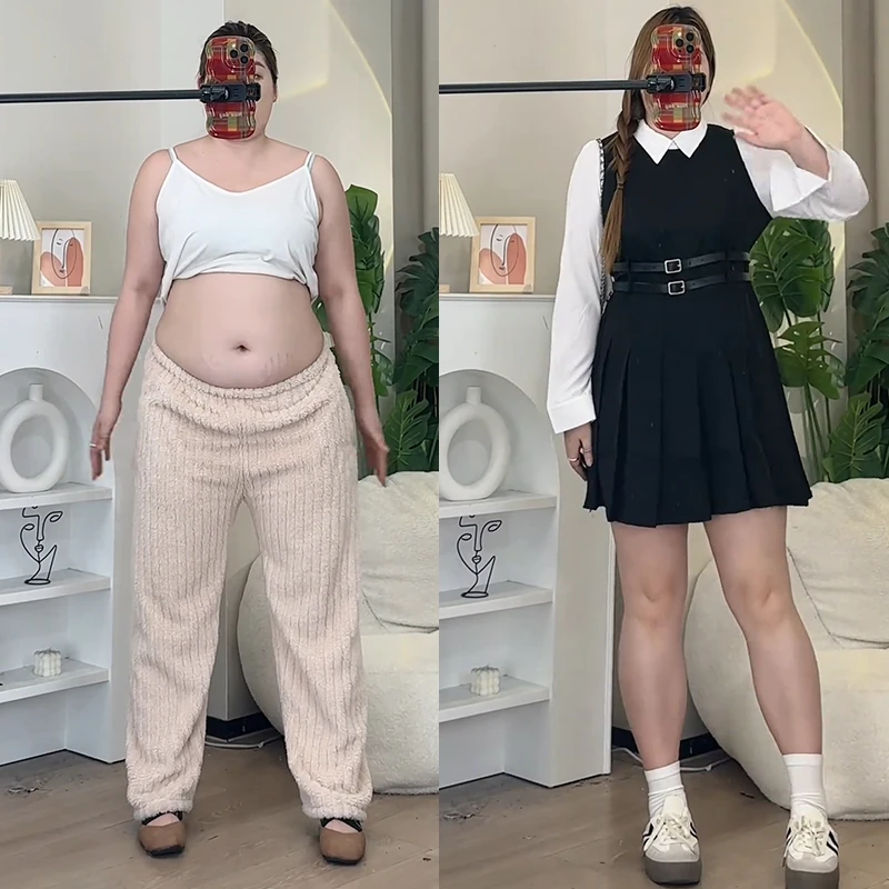 大码法式复古短袖连衣裙女秋季赫本风气质小黑裙胖MM收腰显瘦裙子
