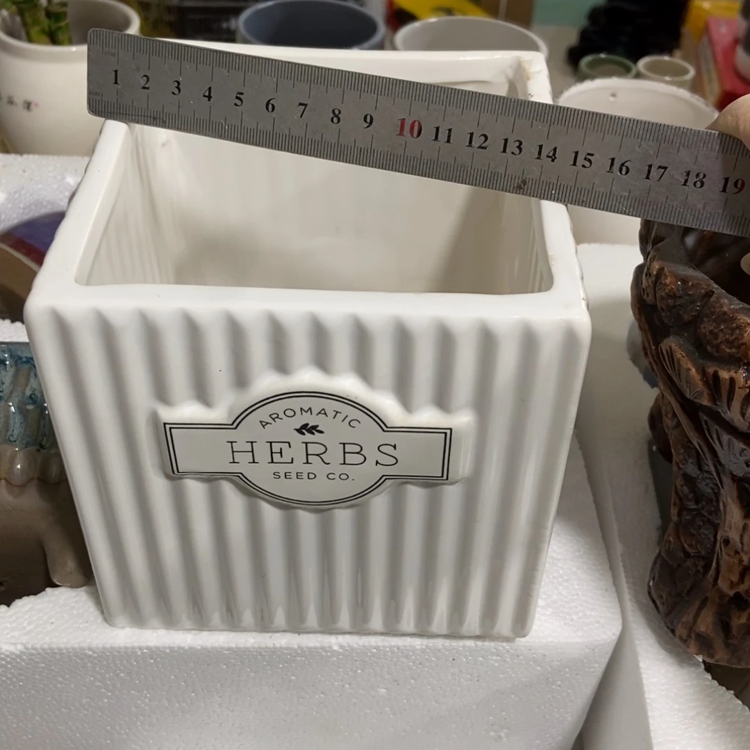 红陶高温陶瓷花盆